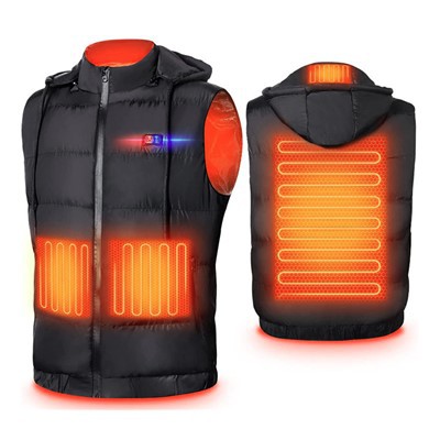 Теплый большой жилет